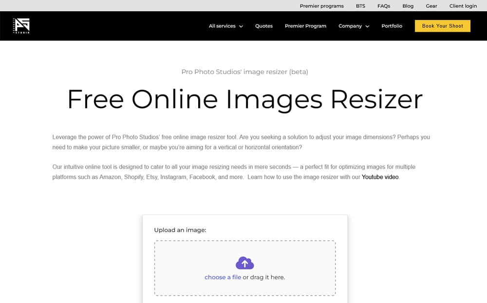 Free Online Images Resizer