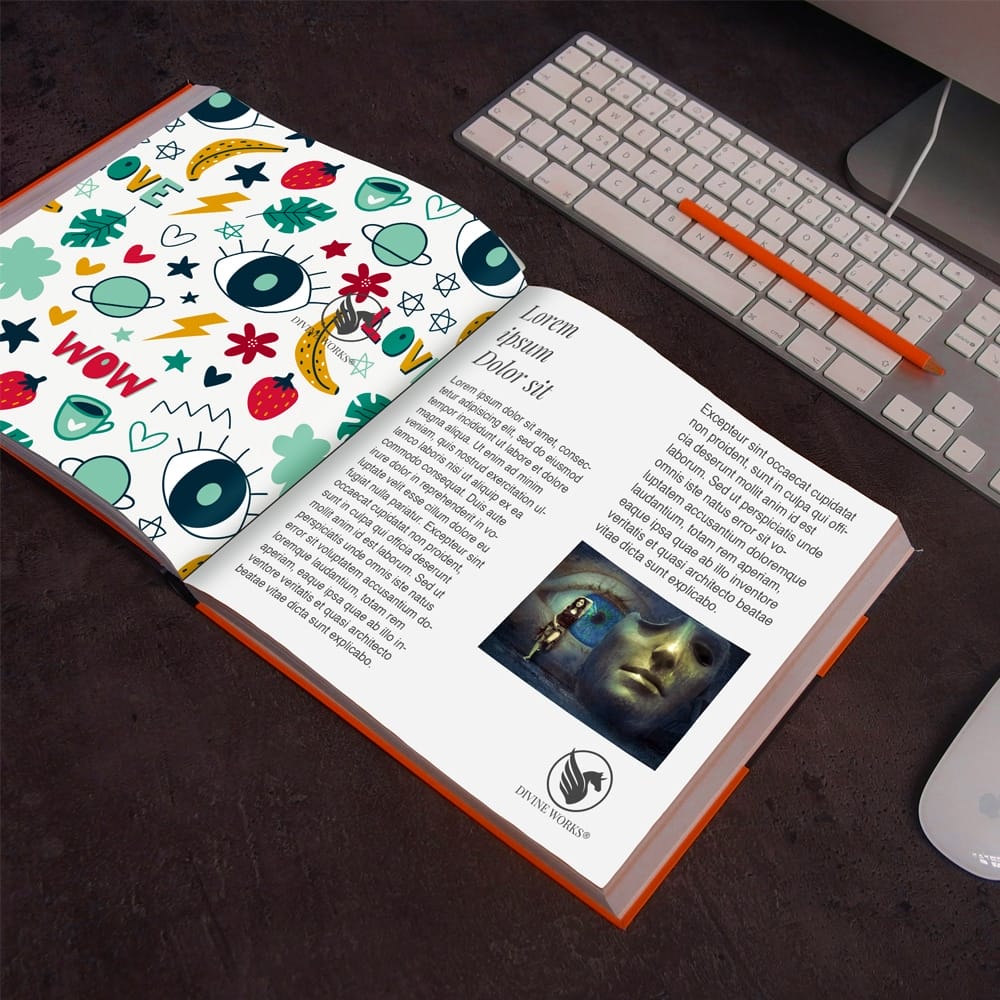 Free Open Book Mockup PSD