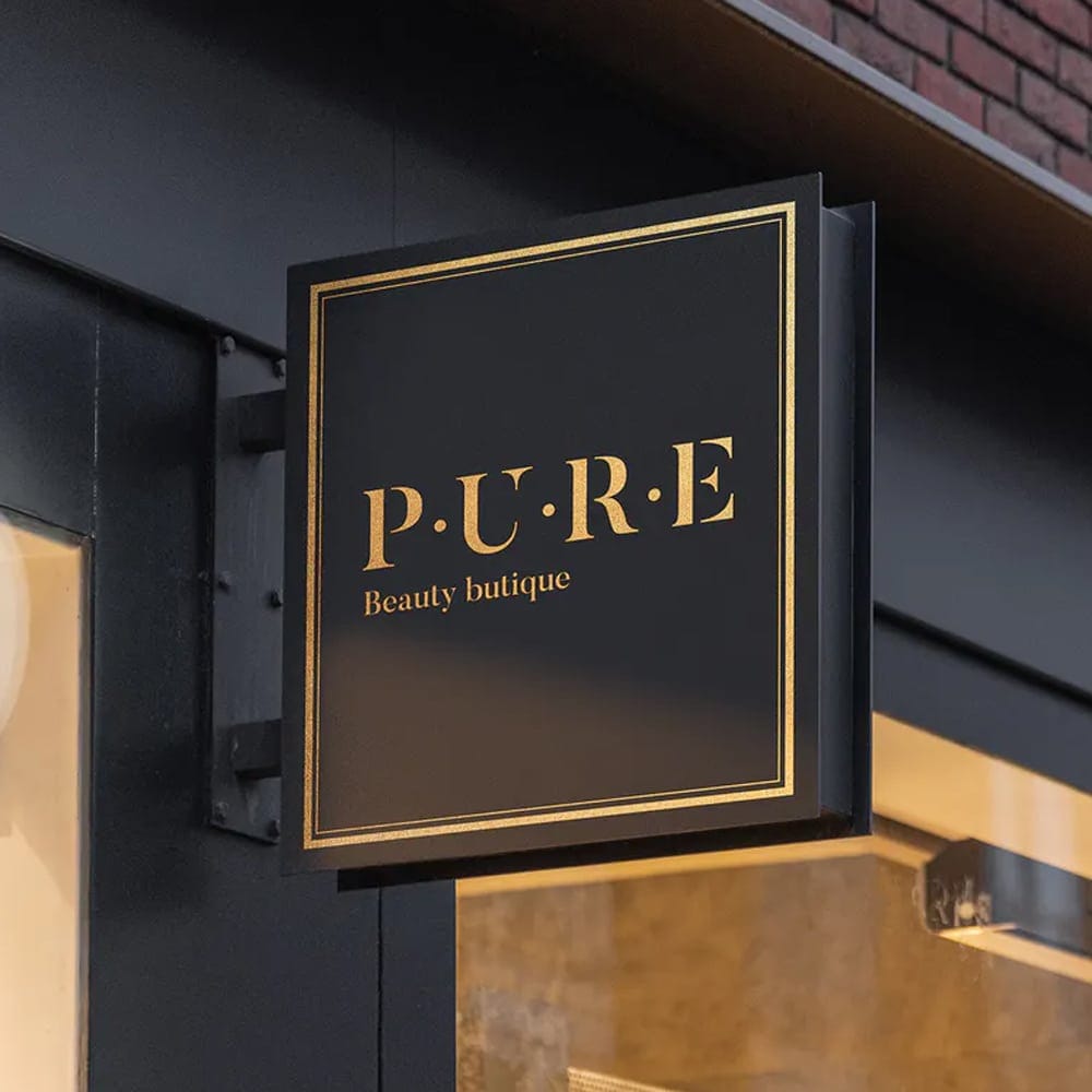 Free Outdoor Sign Mockup