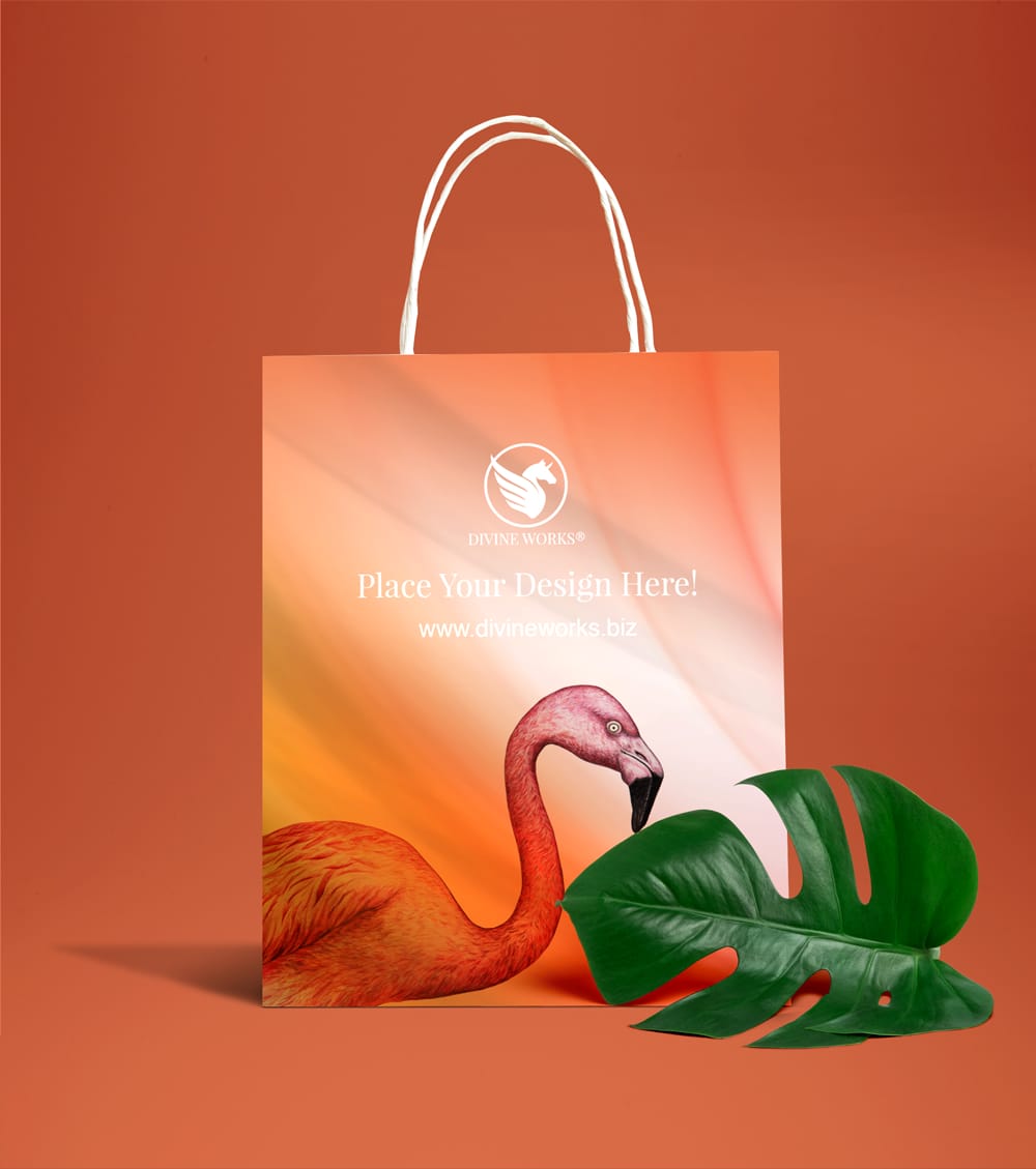 Free Paper Shopping Bag Mockup PSD