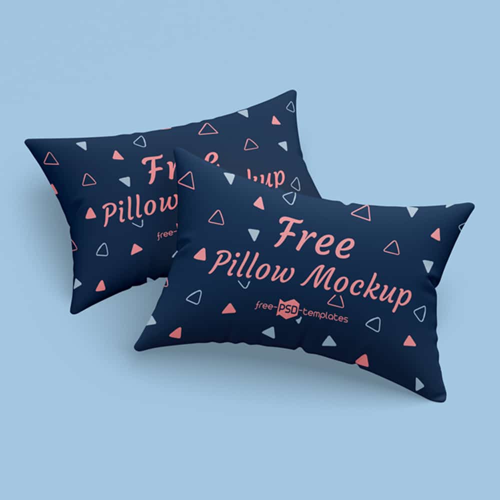 Free Pillows Mockup Template in PSD