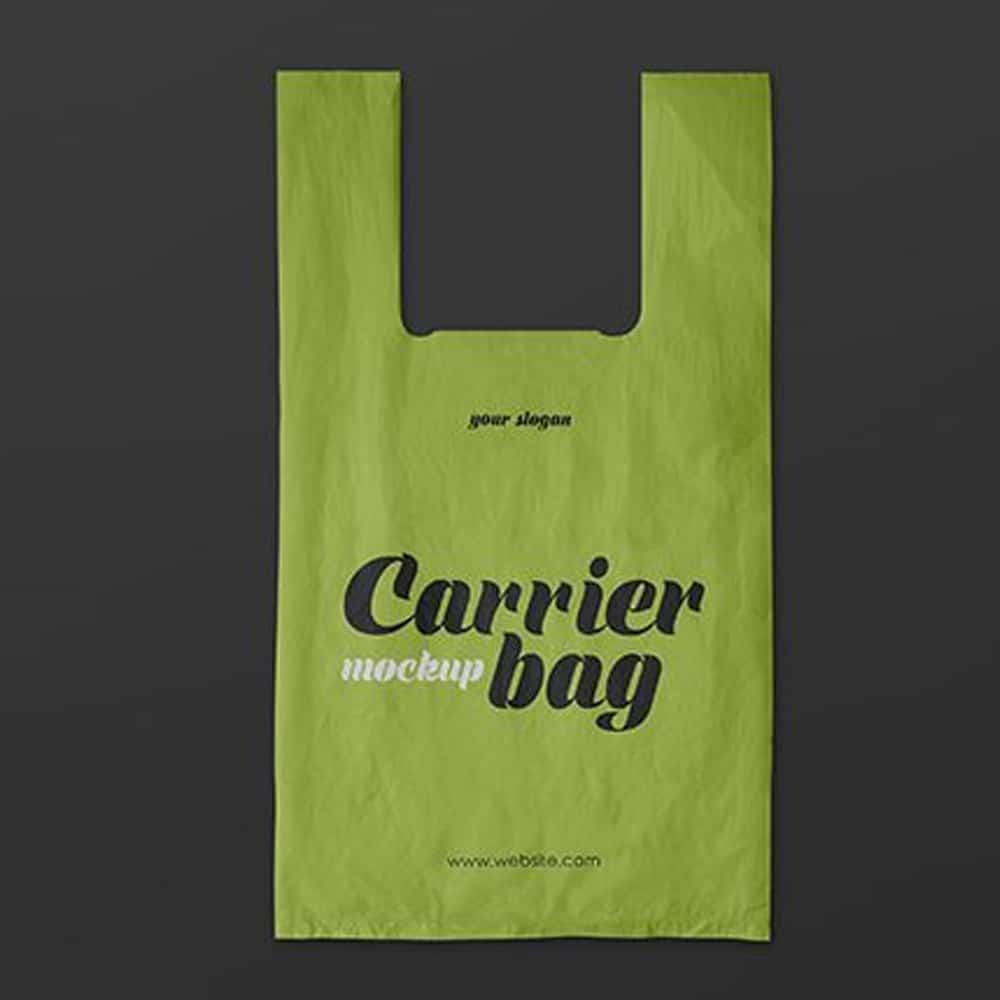 Free Plastic Carrier Bag Mockups