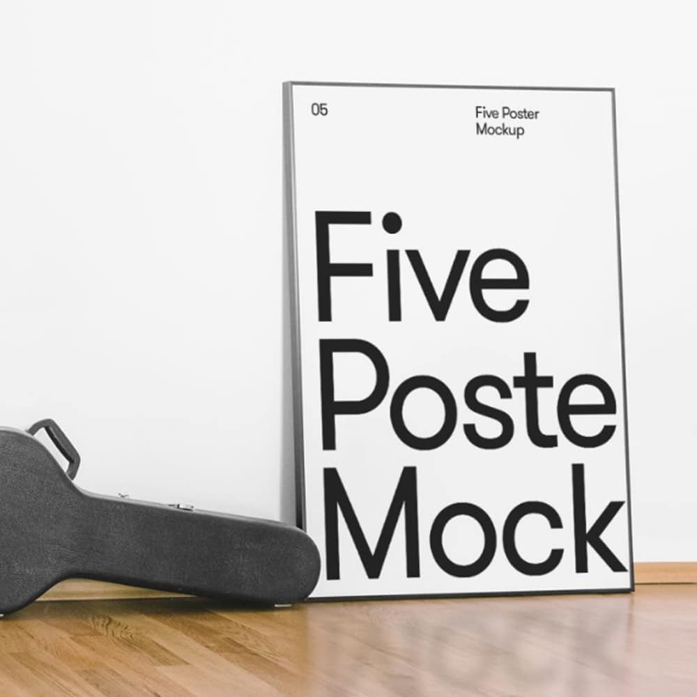Free Poster Mockup PSD