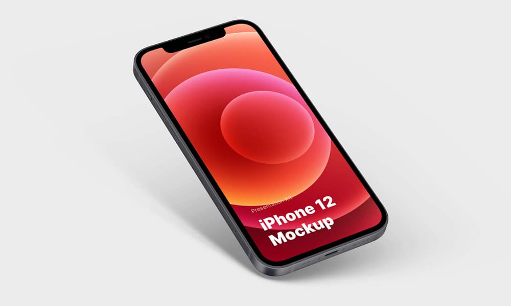 Free iPhone 12 Mockup
