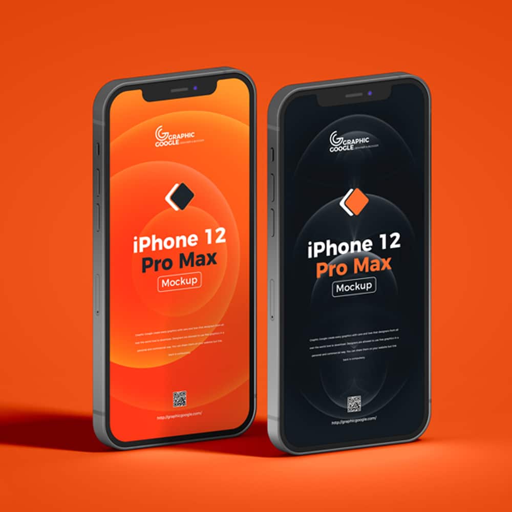 Free iPhone 12 Pro Max Mockup