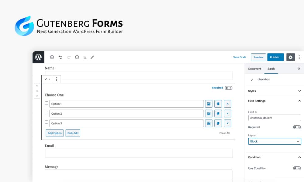 Gutenberg Forms - WordPress Form Builder Plugin