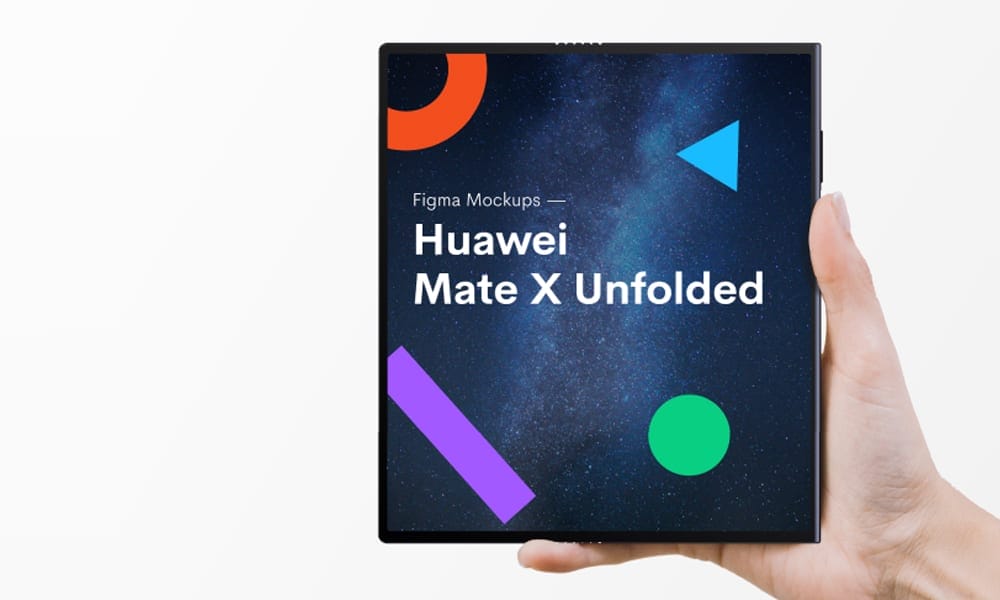 Huawei Mate X Figma Mockup
