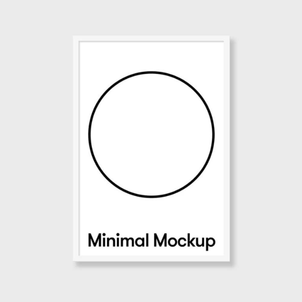 Minimal Poster Mockup