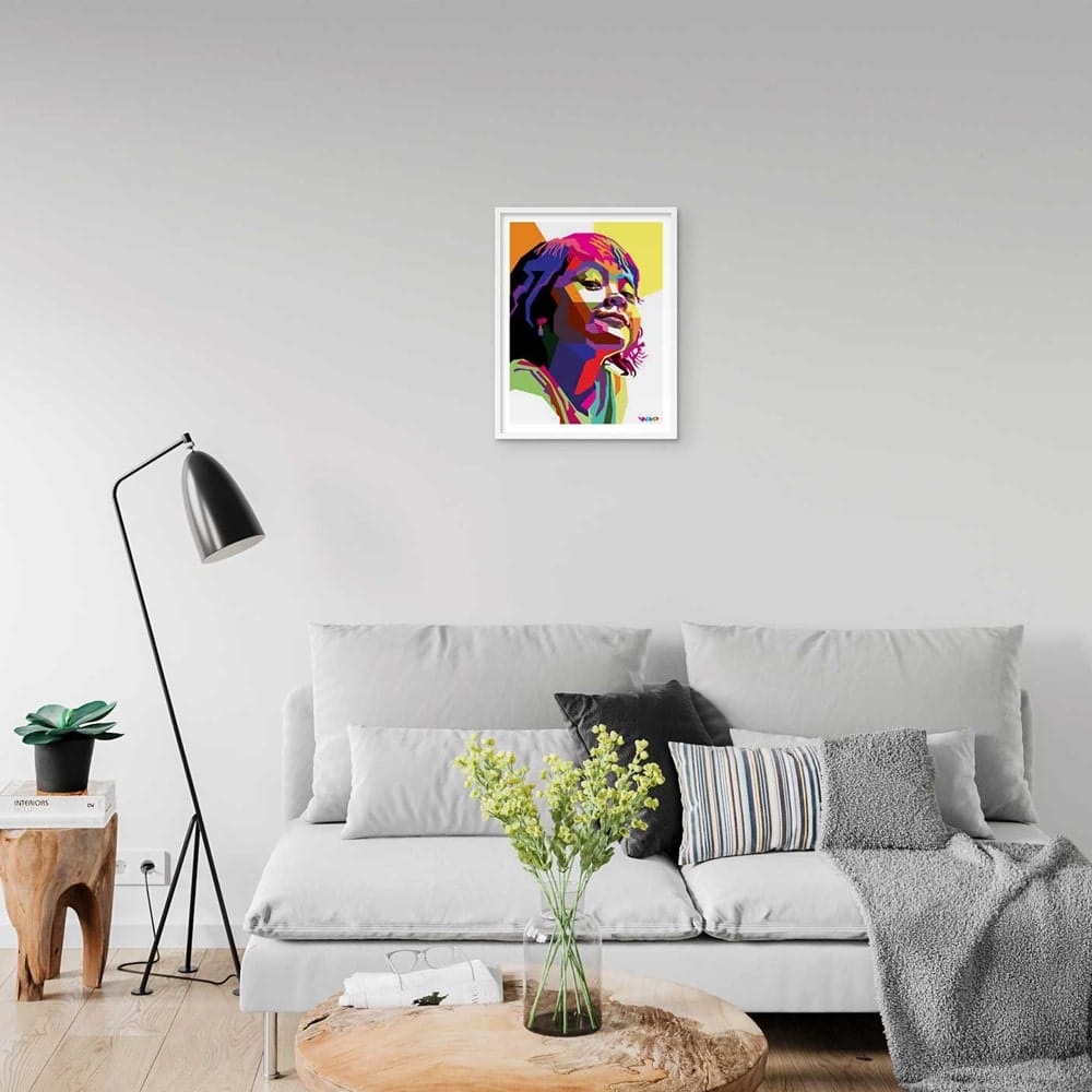 New PSD Home Cinema Wall Poster Mockup