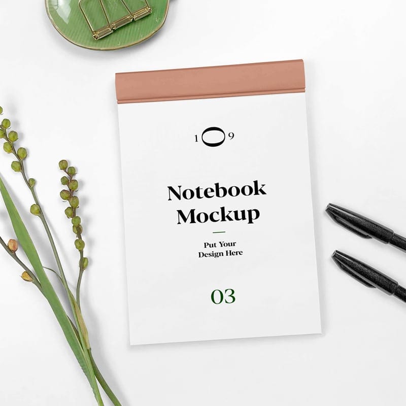 Open Notebook Mockup