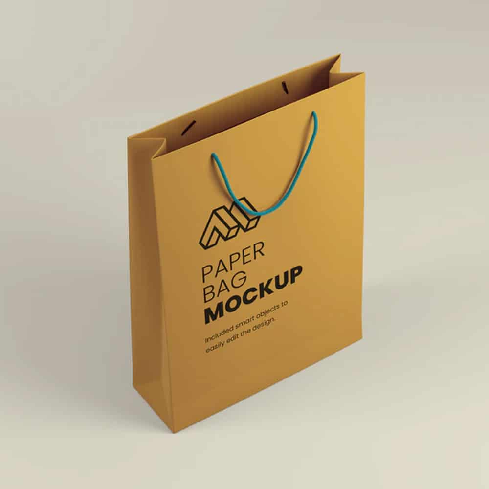 Paper Bag PSD Mockup