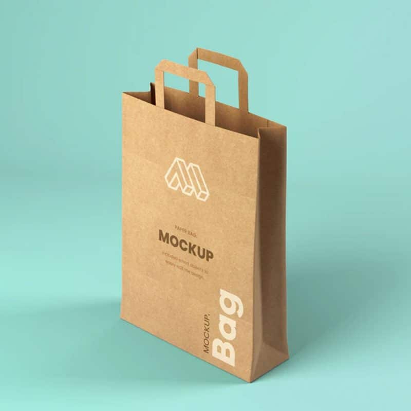 Paper Bag Perspective View Mockup » CSS Author