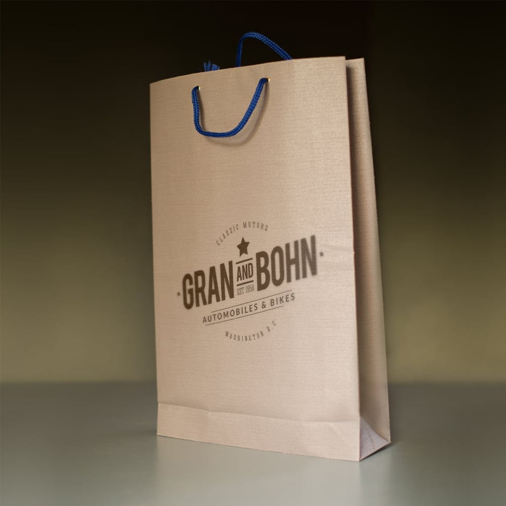 Shopping Bag Logo Mockup