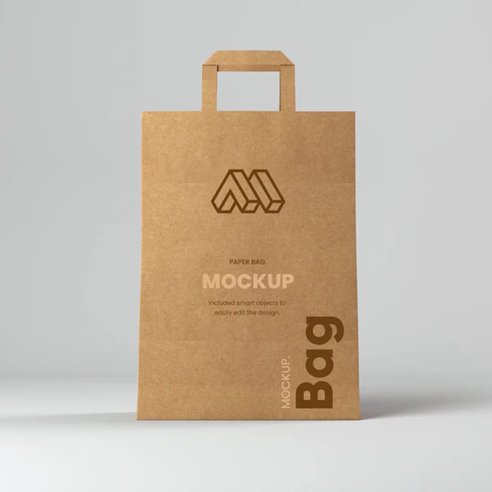 Shopping Paper Bag Mockup