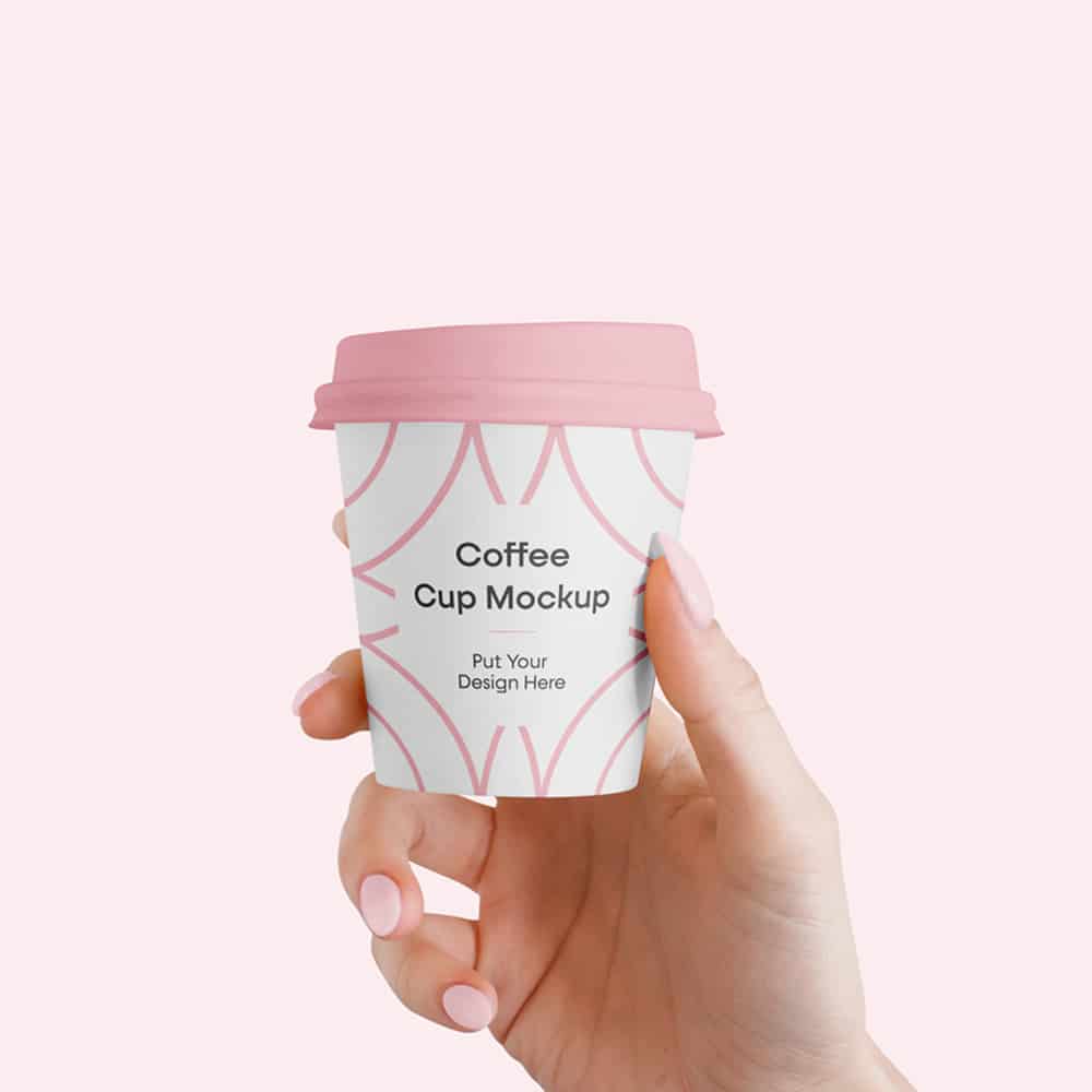 Small Coffee Cup Mockup