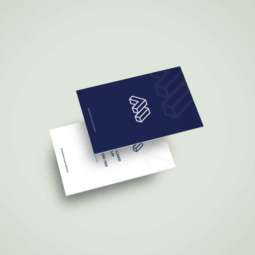 Two Business Cards Mockup