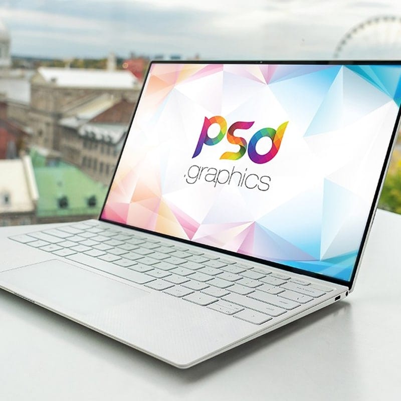 Windows Laptop Outdoor Mockup