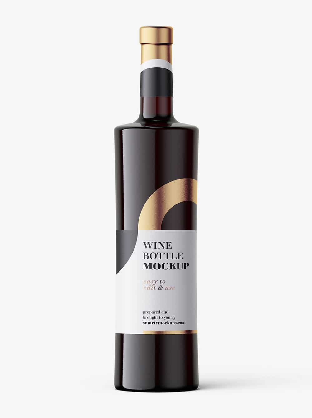 Wine Bottle Mockup