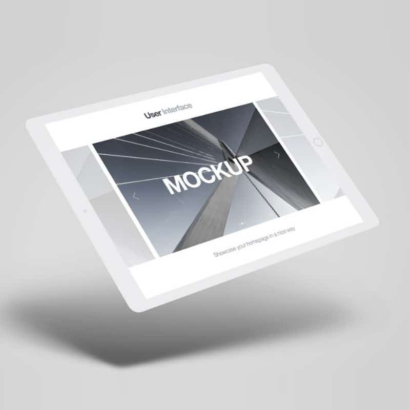 iPad Tablet Perspective Mockup
