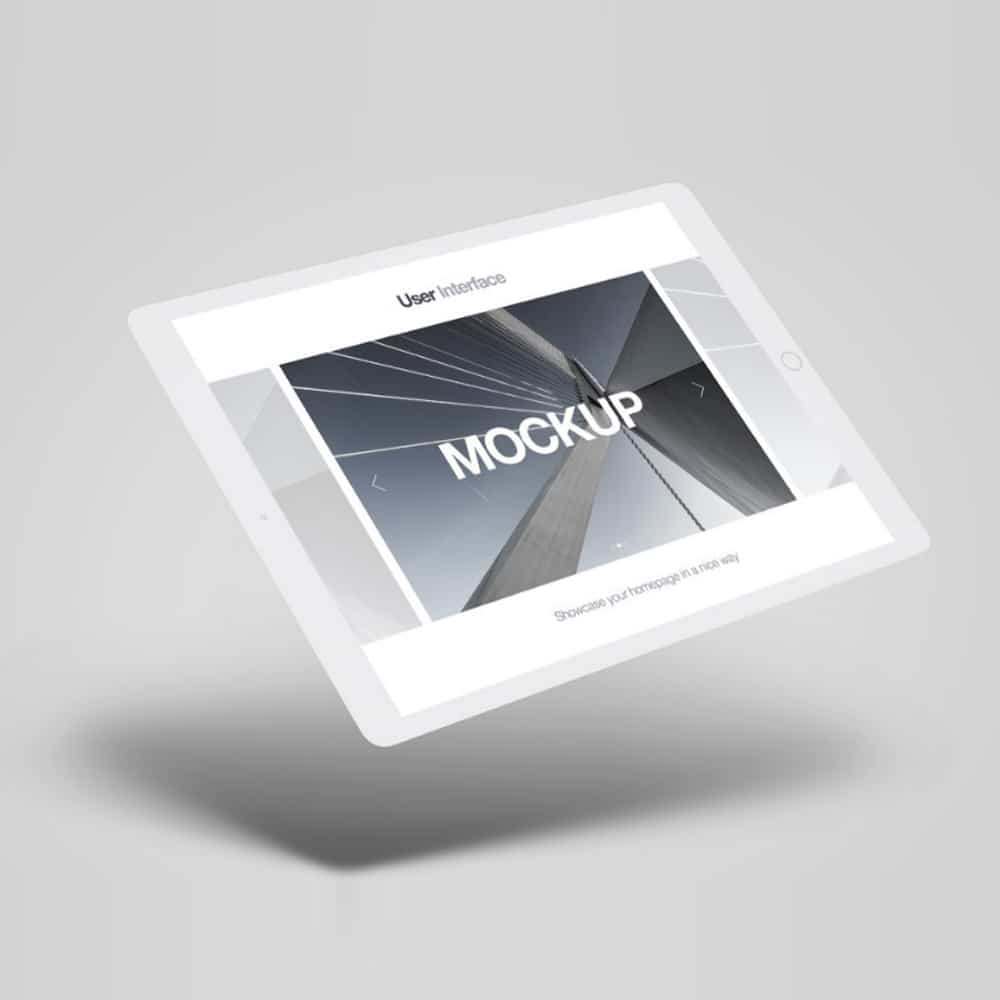 iPad Tablet Perspective Mockup