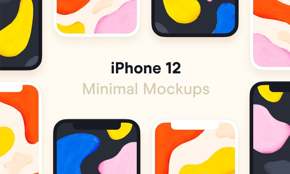 iPhone 12 Minimal Mockups