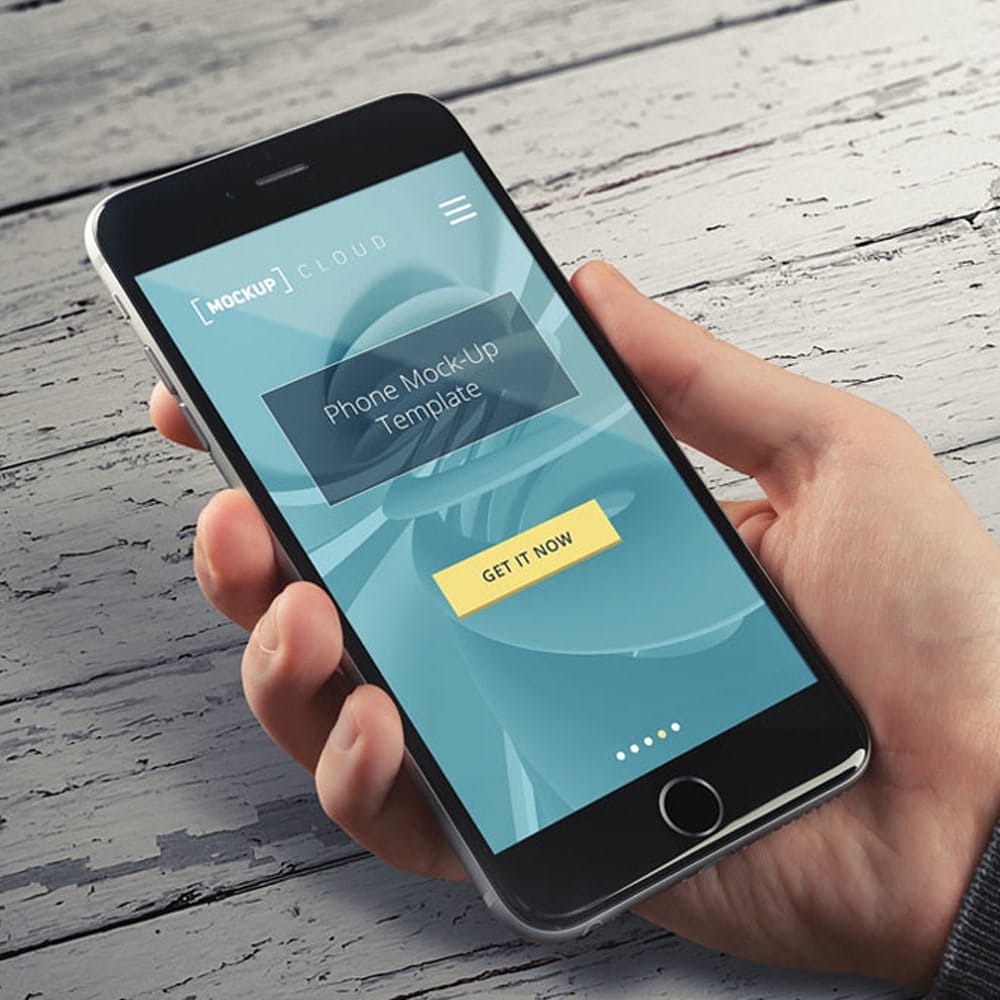 iPhone 6 Plus Mockup Template