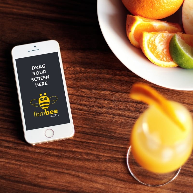 iPhone 6 from Apple & Oranges Free PSD Mockup