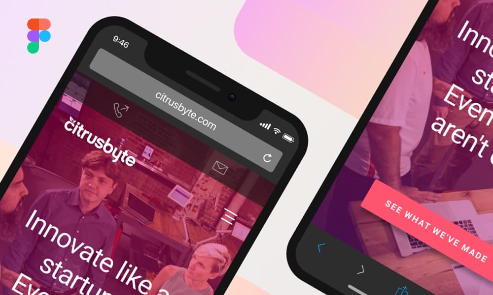 iPhone X Mockup Figma Template
