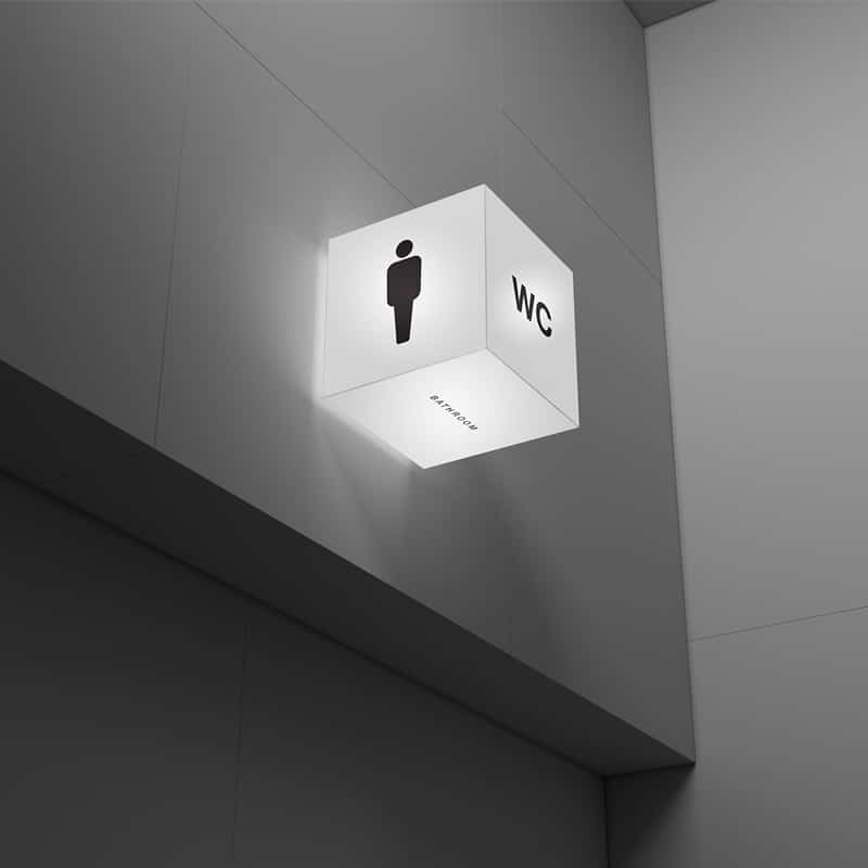 Acrylic Cube Lightbox Mockup