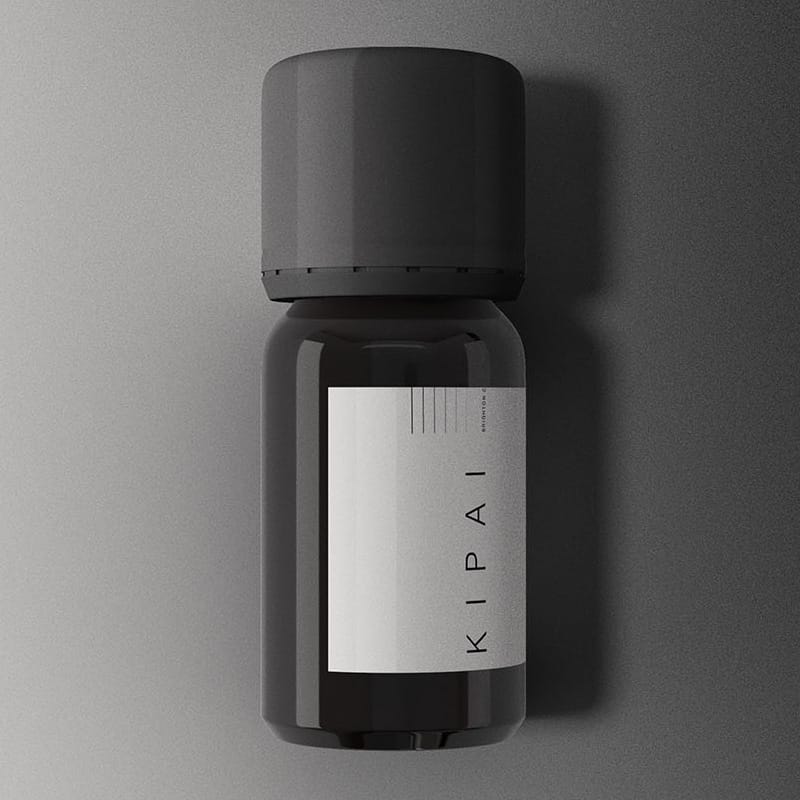 Amber Bottle Mockup