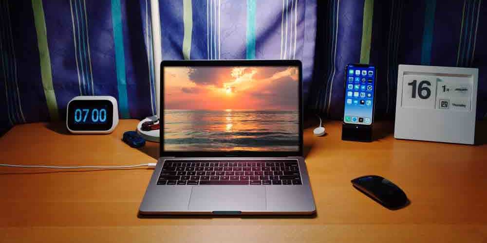Apple Macbook On Home Desk