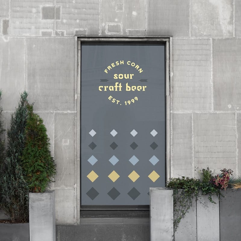 Bar Window PSD Mockup