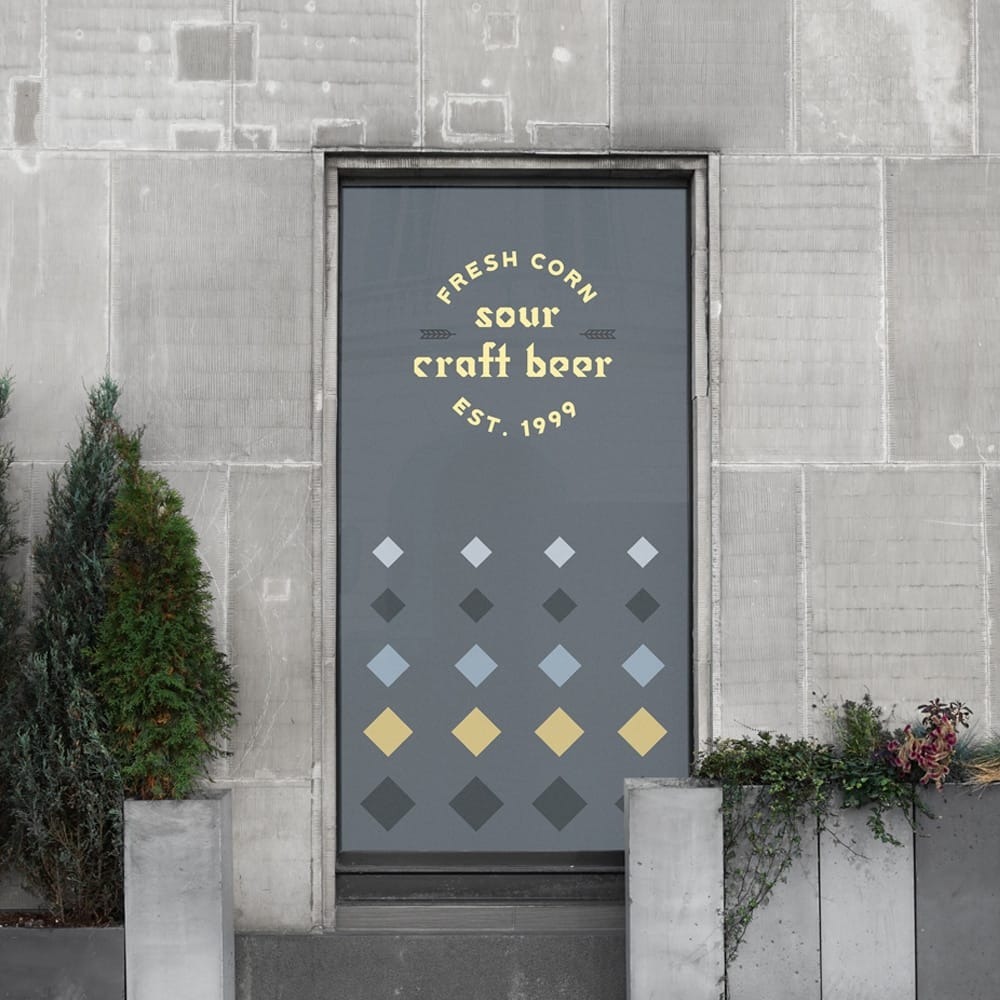 Bar Window PSD Mockup