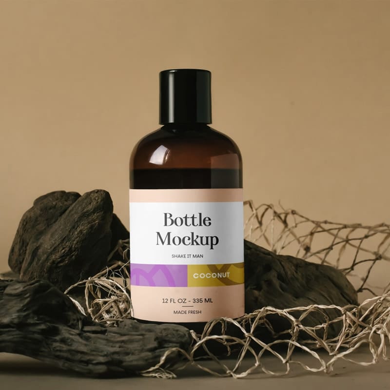 Big Plastic Bottle Mockup