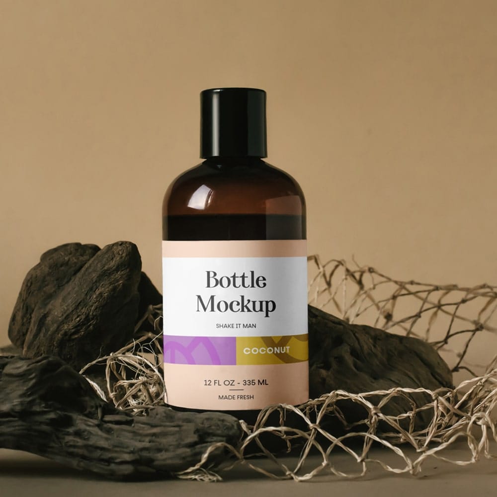 Big Plastic Bottle Mockup