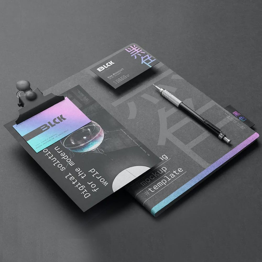 Blck - Free Branding Mockup