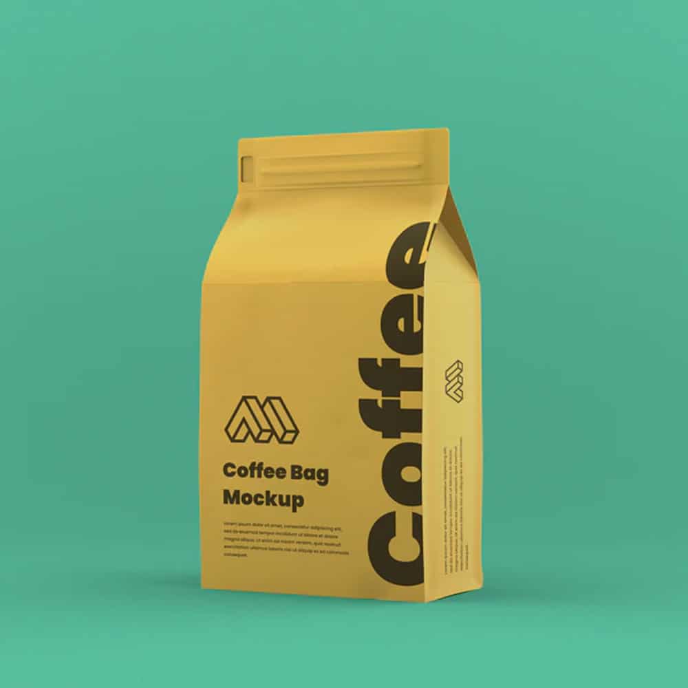 Coffee Package PSD Mockup