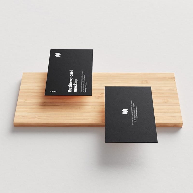 Free Business Cards Mockup