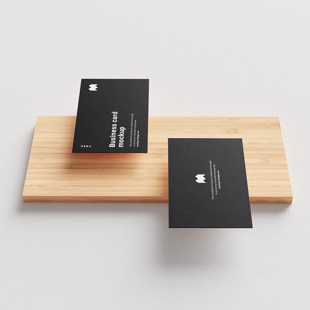 Free Business Cards Mockup