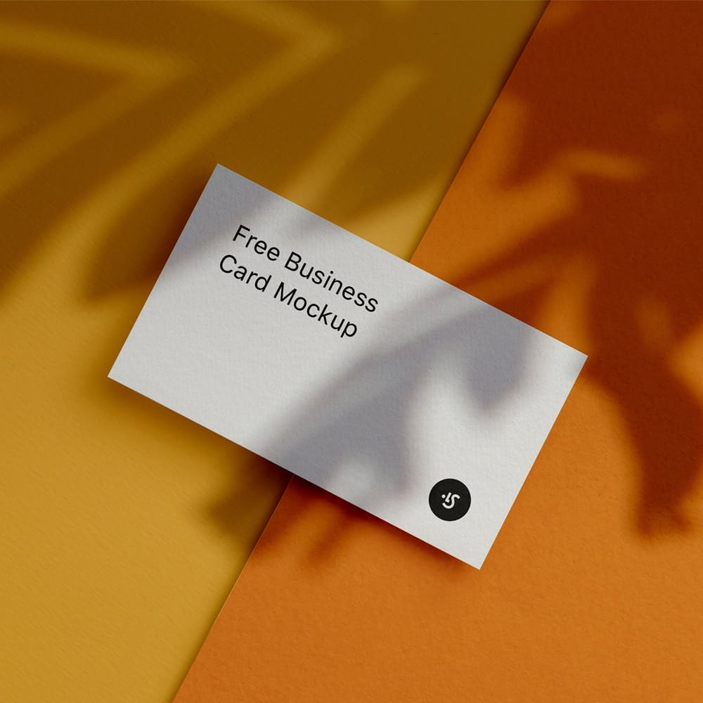 Free Changeable Сolors Business Cards Mockups