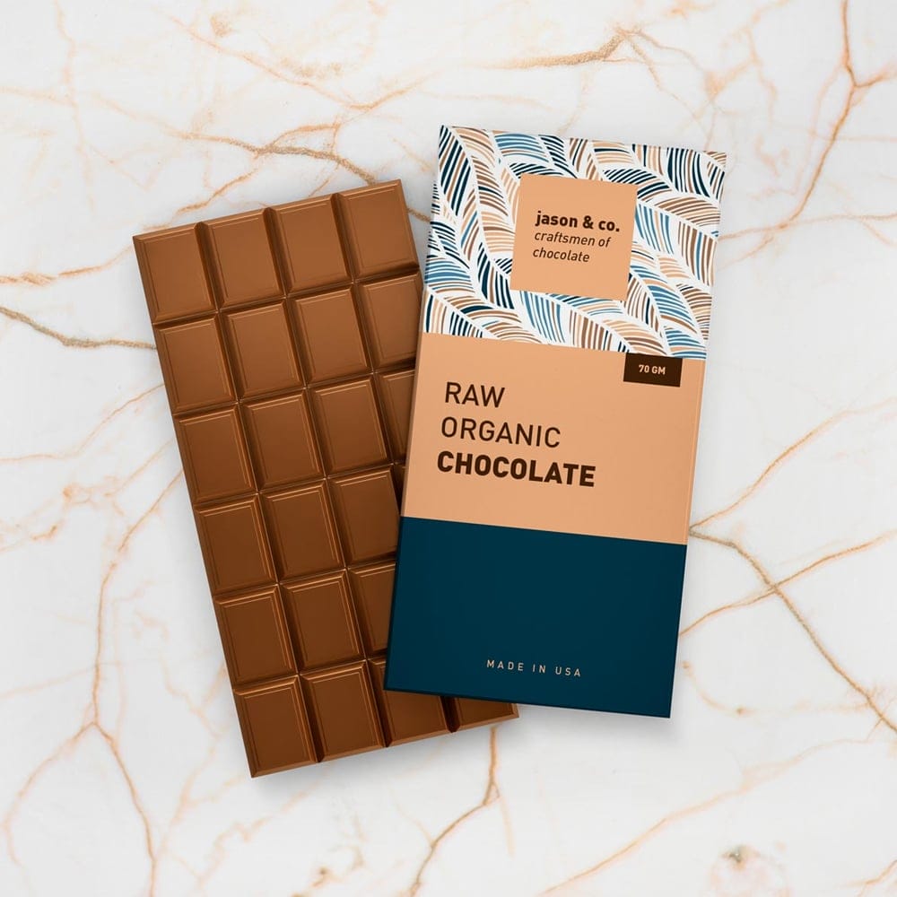 Free Chocolate Packaging Mockup PSD