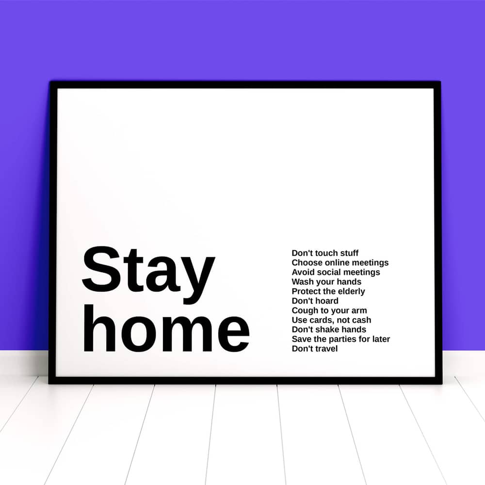 Free Framed Poster Mockup