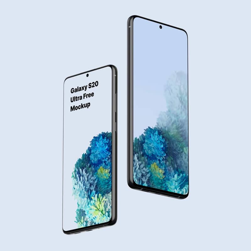 Free Galaxy S20 Ultra Mockup
