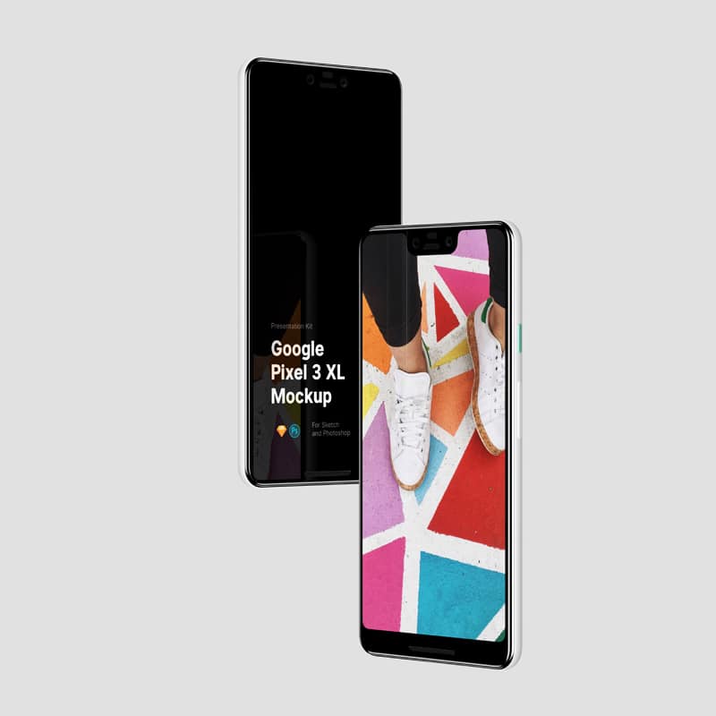 Free Google Pixel 3 XL Mockup