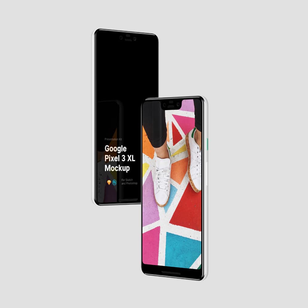 Free Google Pixel 3 XL Mockup