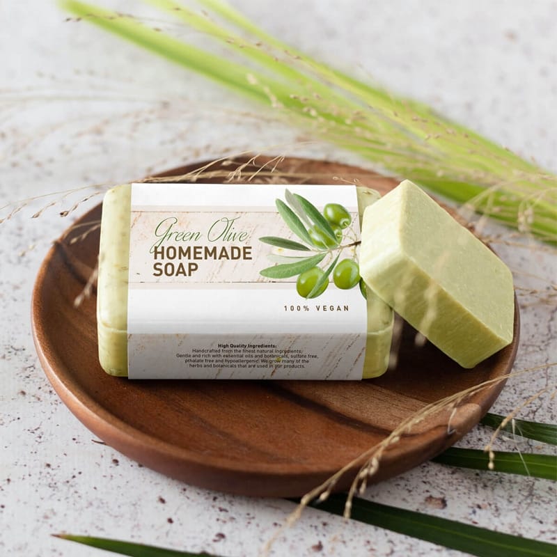 Free Homemade Soap Mockup PSD