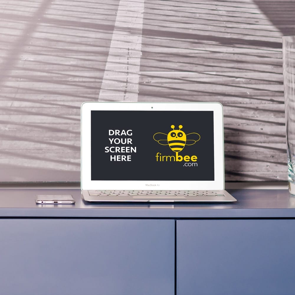 Free MacBook Air Mockup PSD