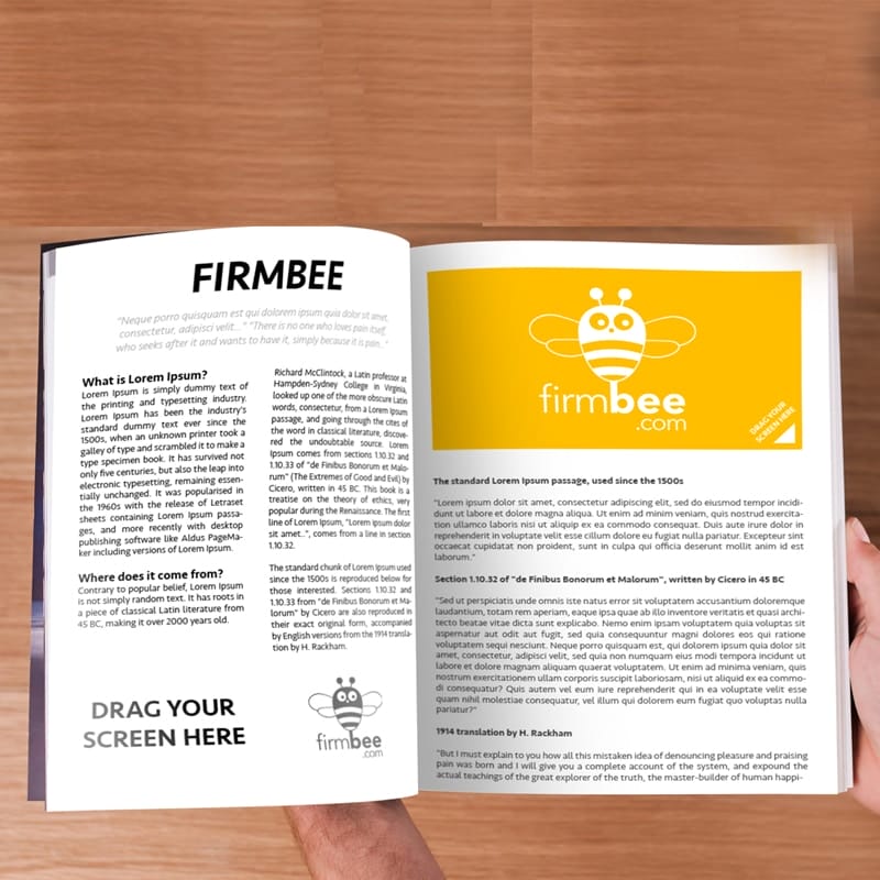 Free Magazine Mockup PSD