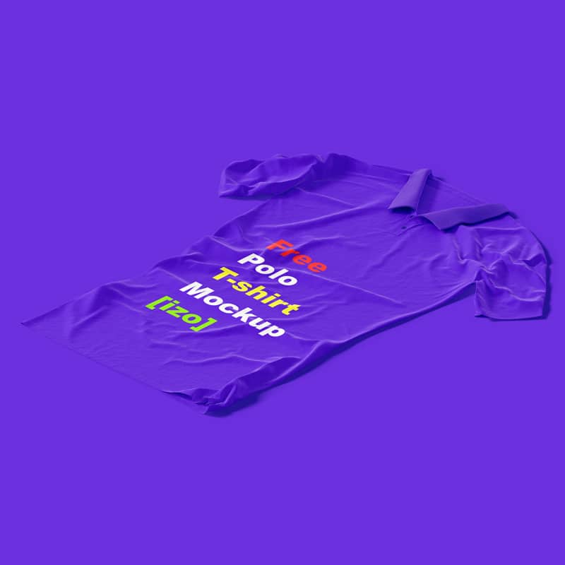 Free Polo T-Shirt Mockup