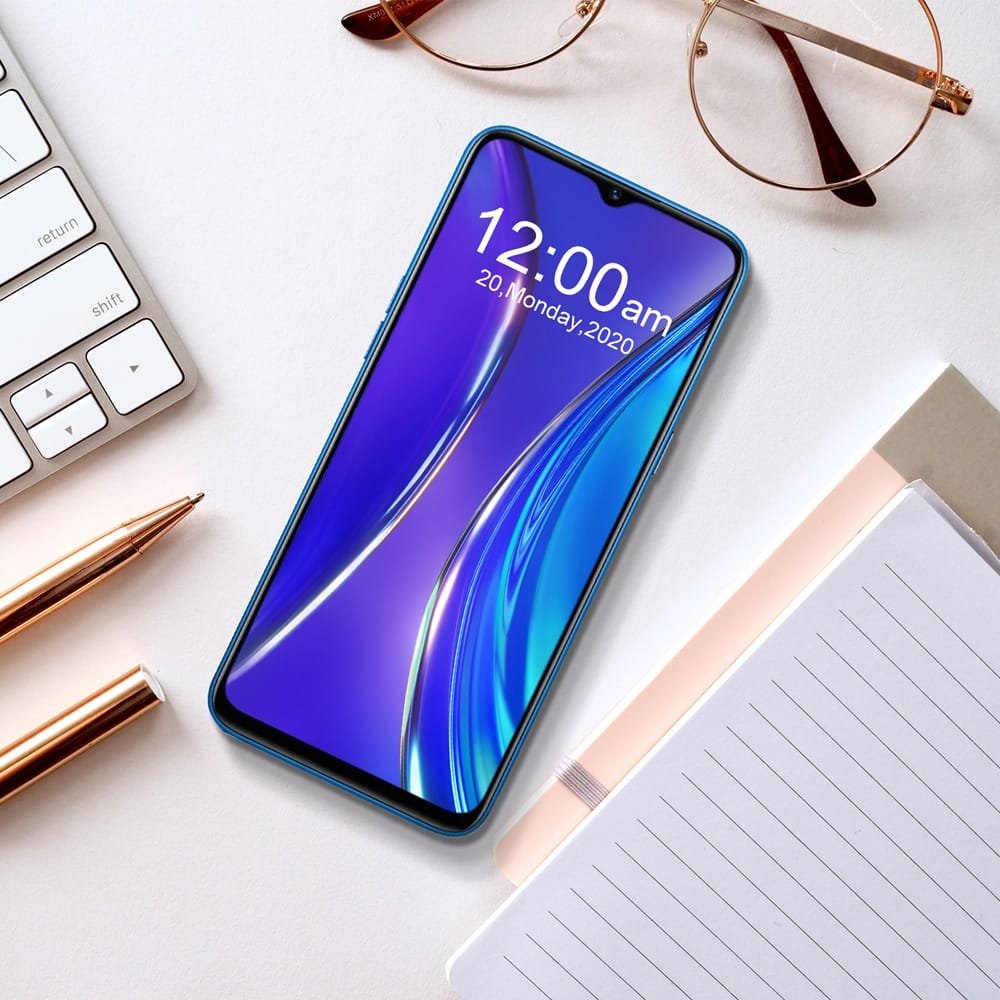 Free Realme R5 Phone Mockup PSD Template